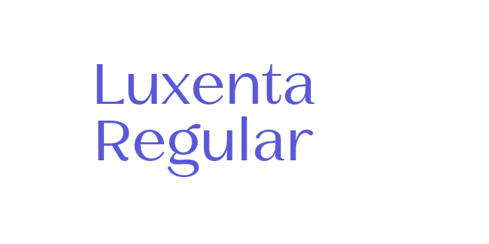 Luxenta Regular Font Download