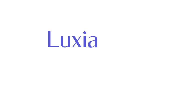 Luxia Font Download