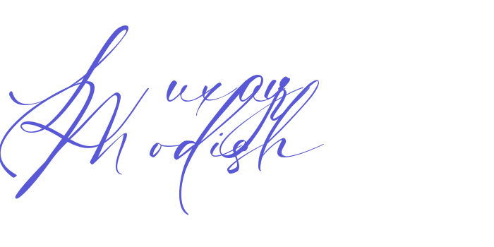 Luxury Modish Font Download