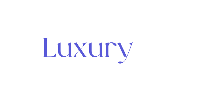 Luxury Font Download