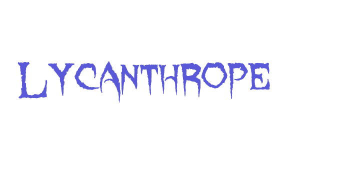 Lycanthrope Font Download