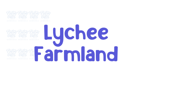 Lychee Farmland font free