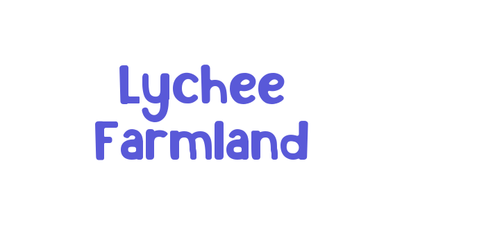 Lychee Farmland Font Download