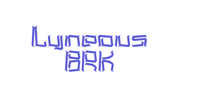 Lyneous BRK Font Download