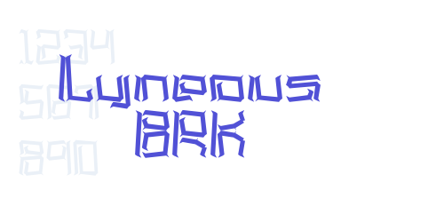 Lyneous BRK-font-download