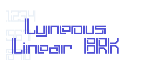 Lyneous Linear BRK-font-download