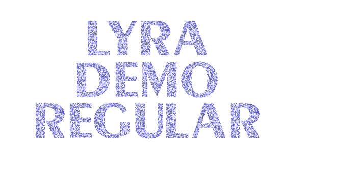 Lyra Demo Regular Font Download