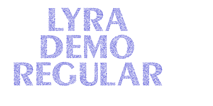 Lyra Demo Regular Font