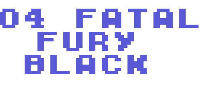 M04_FATAL FURY BLACK Font Download