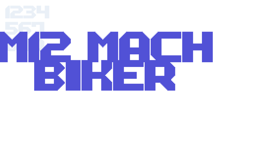 M12_MACH BIKER-font-download