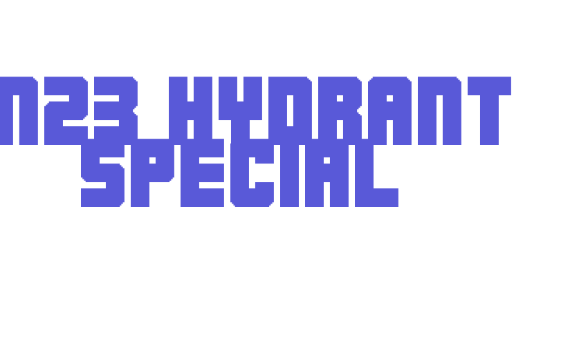 M23_HYDRANT SPECIAL Font Download