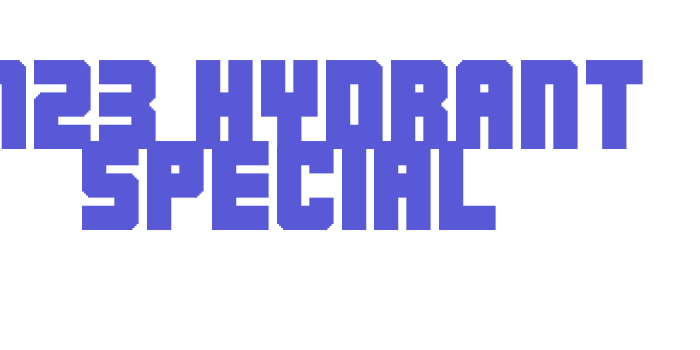 M23_HYDRANT SPECIAL Font Download