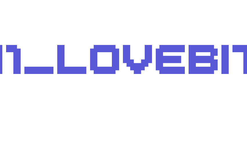 M41_LOVEBIT Font