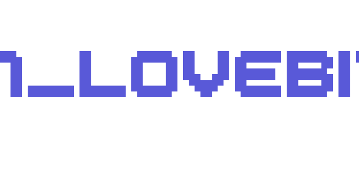 M41_LOVEBIT Font Download