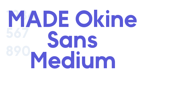 MADE Okine Sans Medium font free