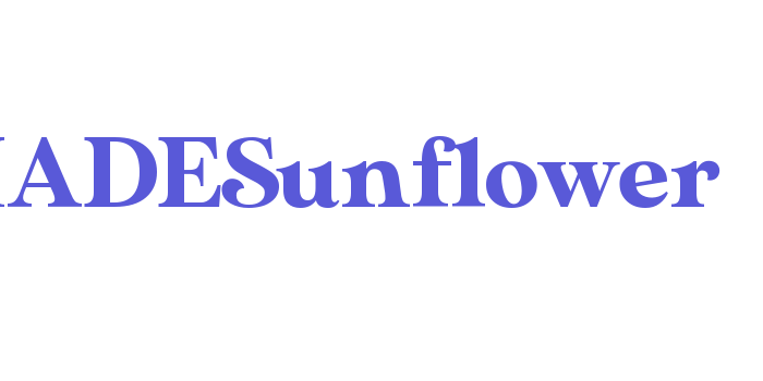 MADESunflower Font Download