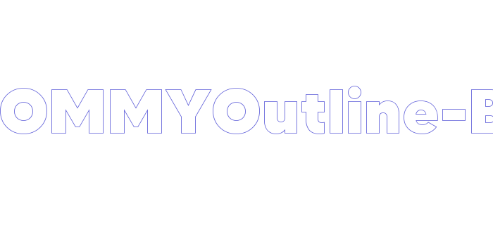 MADETOMMYOutline-Black Font Download