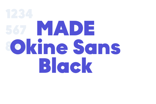 MADE Okine Sans Black