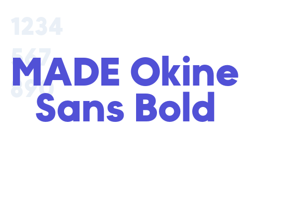 MADE Okine Sans Bold