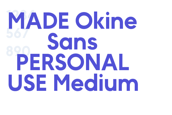 MADE Okine Sans PERSONAL USE Medium
