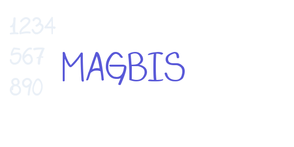 MAGBIS font free