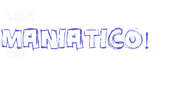 MANIATICO! font free