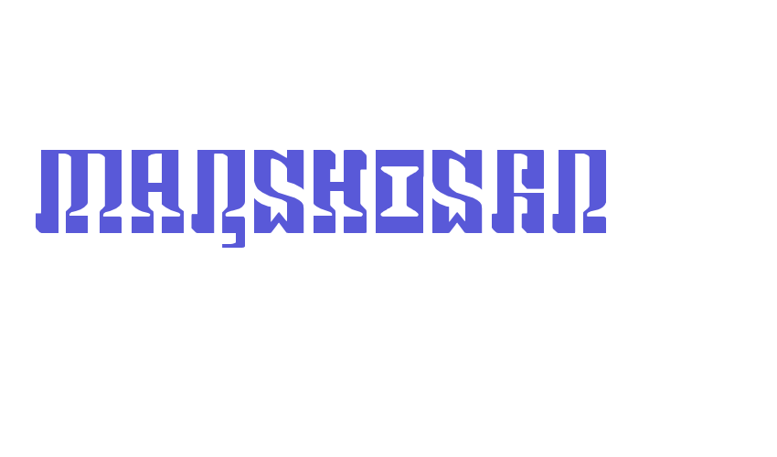 MARSHOSBN Font