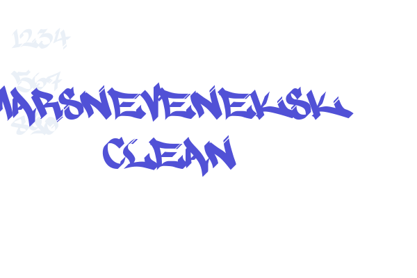 MARSNEVENEKSK Clean Font Download