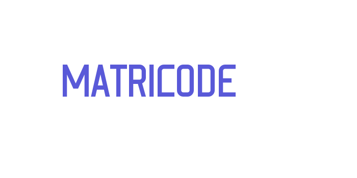 MATRICODE Font Download