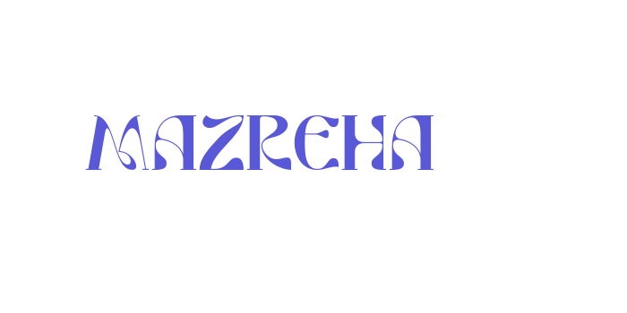 MAZREHA Font Download