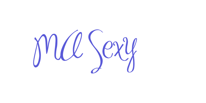 MA Sexy Font Download