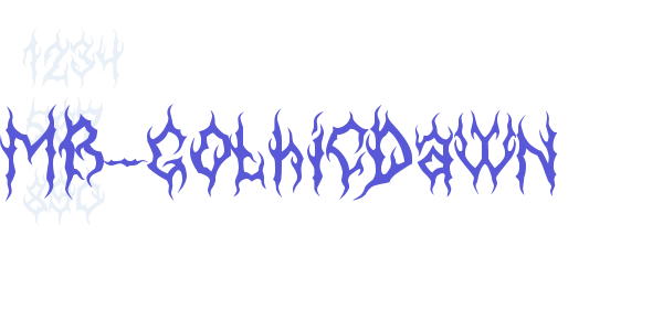 MB-GothicDawn font free