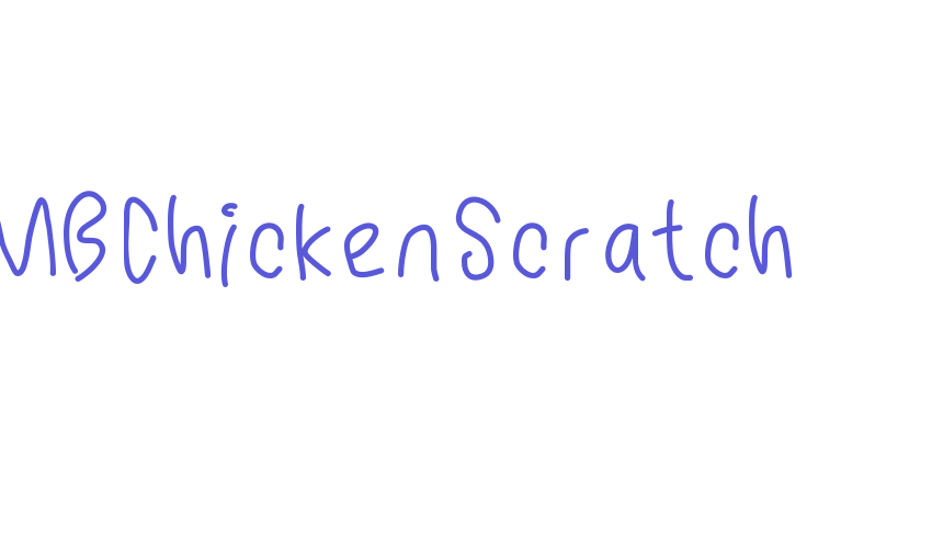 MBChickenScratch Font Download