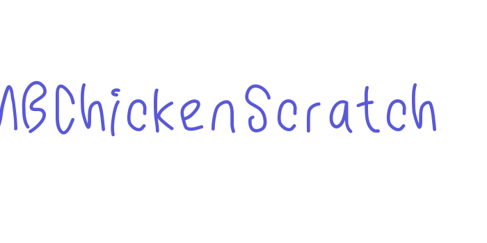 MBChickenScratch Font Download