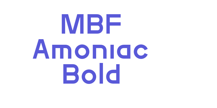 MBF Amoniac Bold Font Download