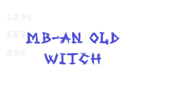 MB-An Old Witch font download