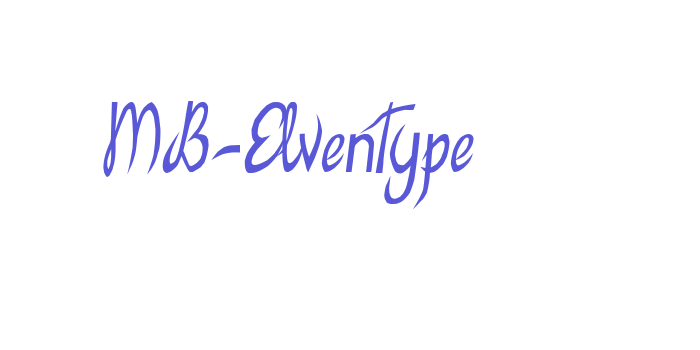 MB-ElvenType Font