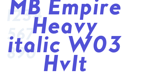 MB Empire Heavy italic W03 HvIt-font-download
