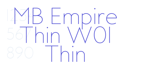 MB Empire Thin W01 Thin-font-download