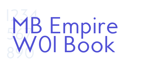 MB Empire W01 Book-font-download