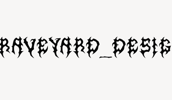 MB-Graveyard_Designs Font