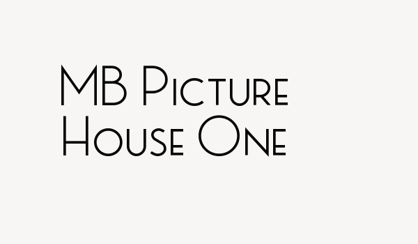 MB Picture House One Font