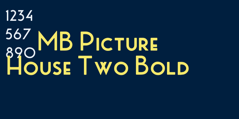 MB Picture House Two Bold