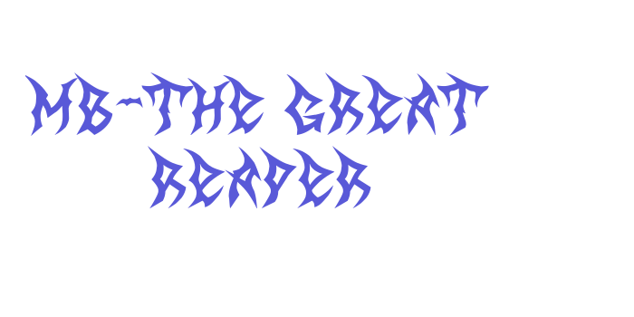 MB-The Great Reaper Font Download