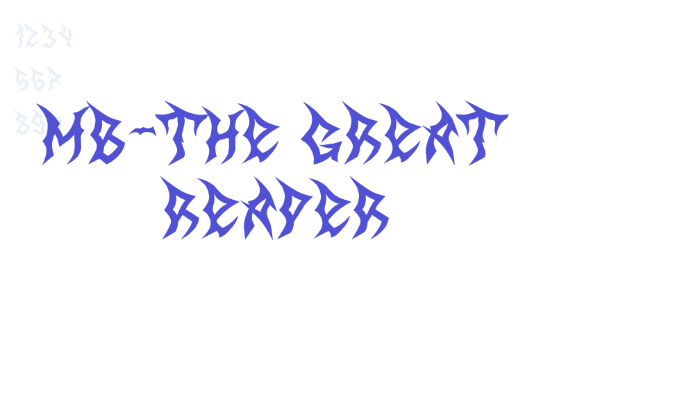 MB-The Great Reaper-font-download