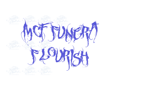 MCF funera flourish Font Download