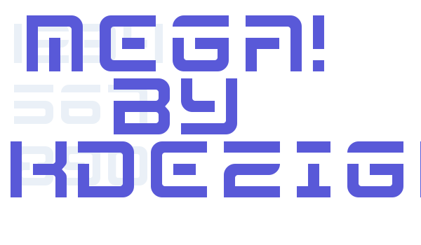 MEGA! by shkDEZIGN Font