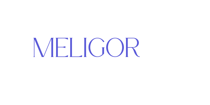 MELIGOR Font Download