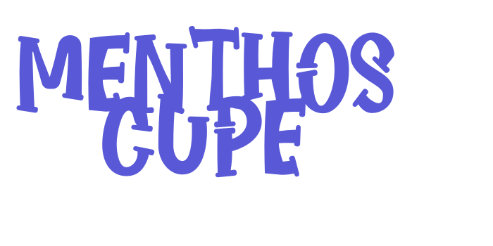 MENTHOS CUPE Font