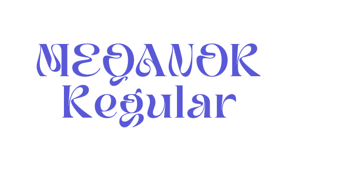 MEQANOR Regular Font Download